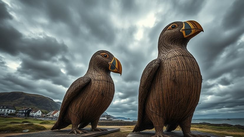 Giant Puffins Rescued After Storms Batter Jersey Coast