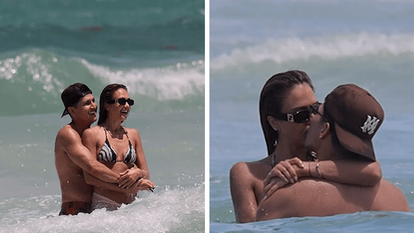Jessica Alba & Danny Ramirez Heat Up Miami Beach