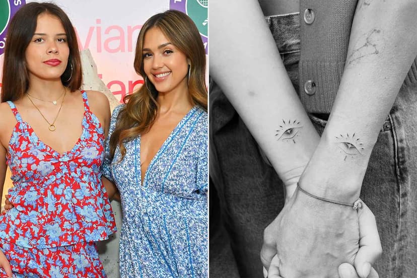 Alba & Daughter's Matching Tattoos Revealed!