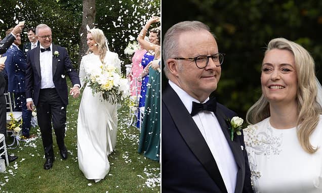PM's Wife Wears Avant-Garde Dress for Nuptials