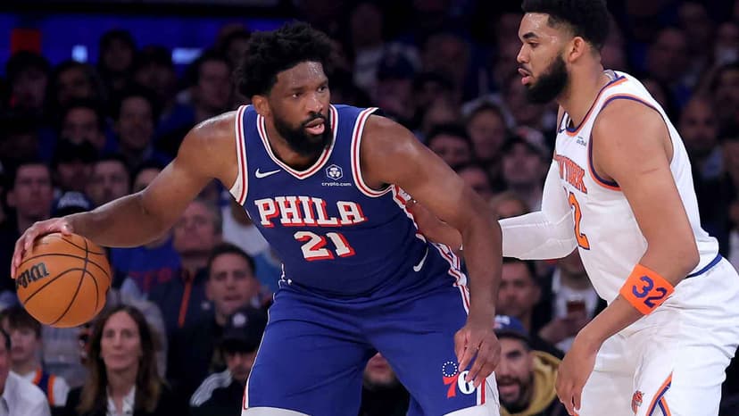 Embiid Probable for Game 2 vs. Knicks