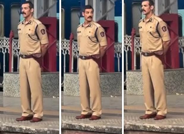 John Abraham Dons Police Uniform on Mumbai Set