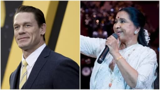 John Cena's Heartfelt Tribute to Asha Bhosle Stuns Fans