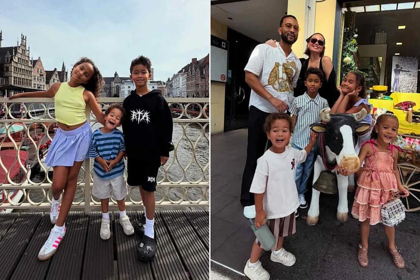 Chrissy Teigen Shares John Legend's Tour Fun