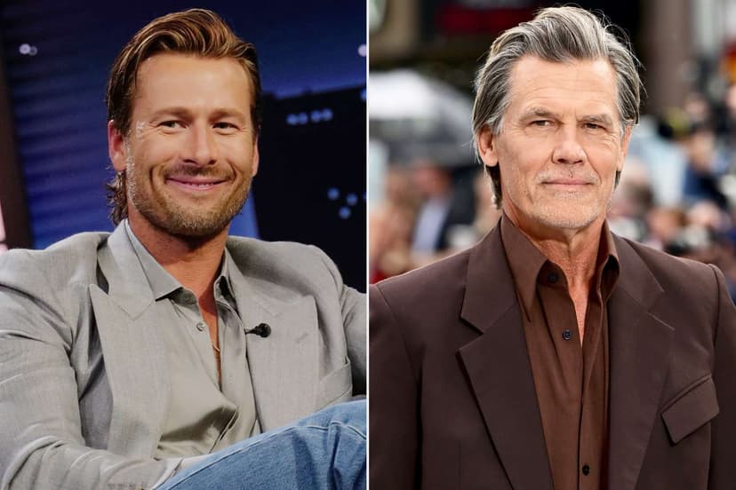 Glen Powell on Brolin's Risqué Art Display