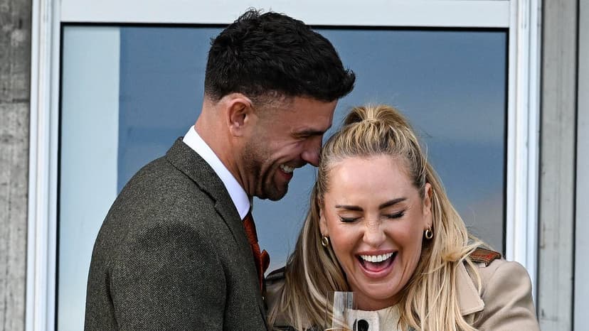 Josie Gibson Flirts with 'Hottest Farrier' at Cheltenham