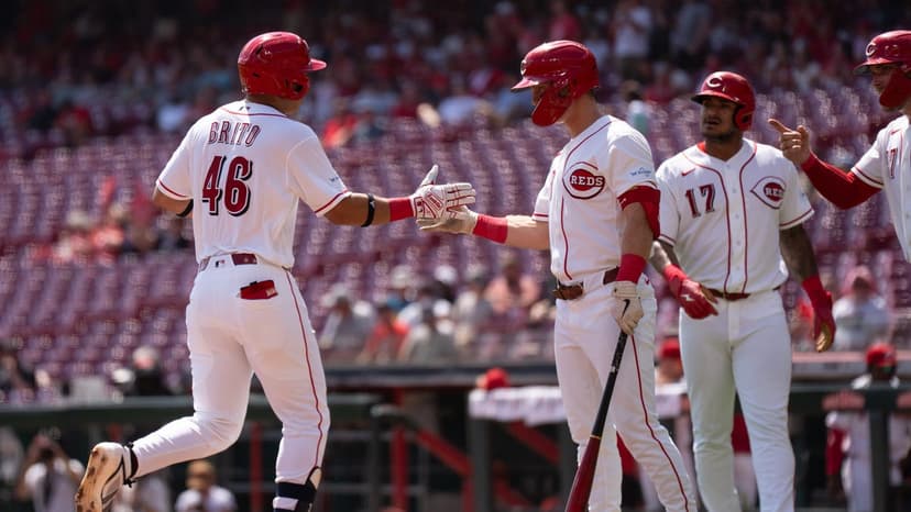 Rookie's Homer Ties Game in Reds Victory