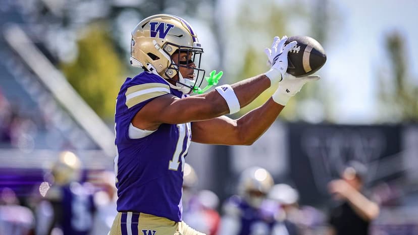 Huskies WR Justice Williams Channels NFL Father's Talent