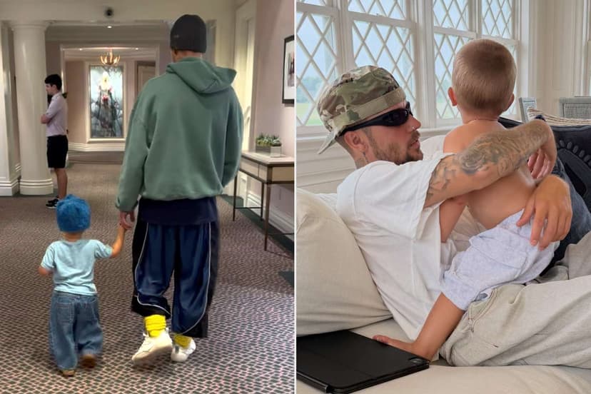 Justin Bieber Shares Heartwarming Son Snaps
