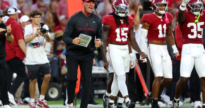 DeBoer Matches Saban's Start at Alabama