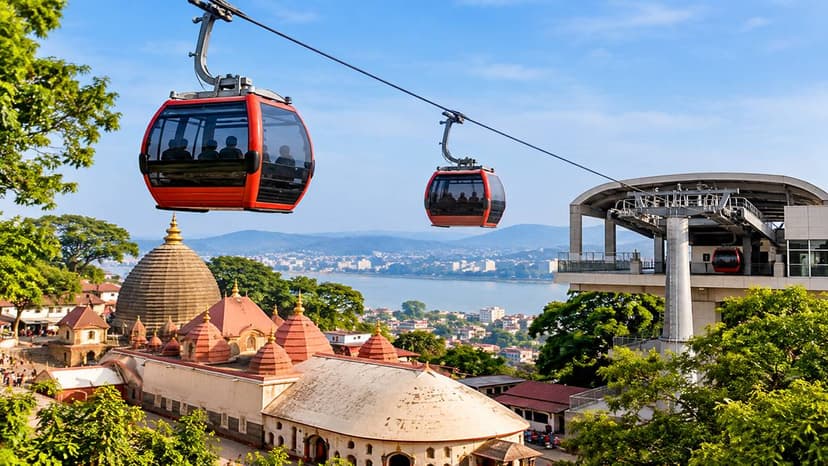 Rs 201 Cr Ropeway to Connect Kamakhya Station & Temple