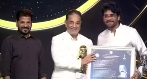 Kamal Haasan honored, calls for "One Cinema, Indian Cinema"