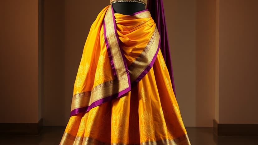 Kangana's South Indian Lehenga Steals Delhi Fest Spotlight