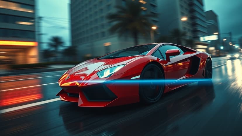 Speeding Lamborghini Injures Six in Kanpur