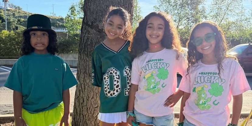 Dream & Chicago: Kardashian Cousins Twin on St. Patrick's Day