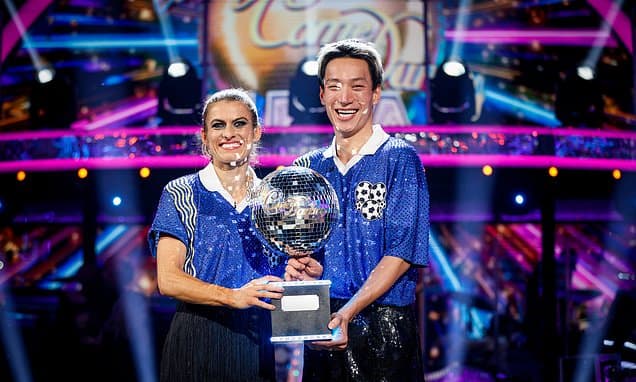 Footballer Karen Carney lifts Strictly Glitterball