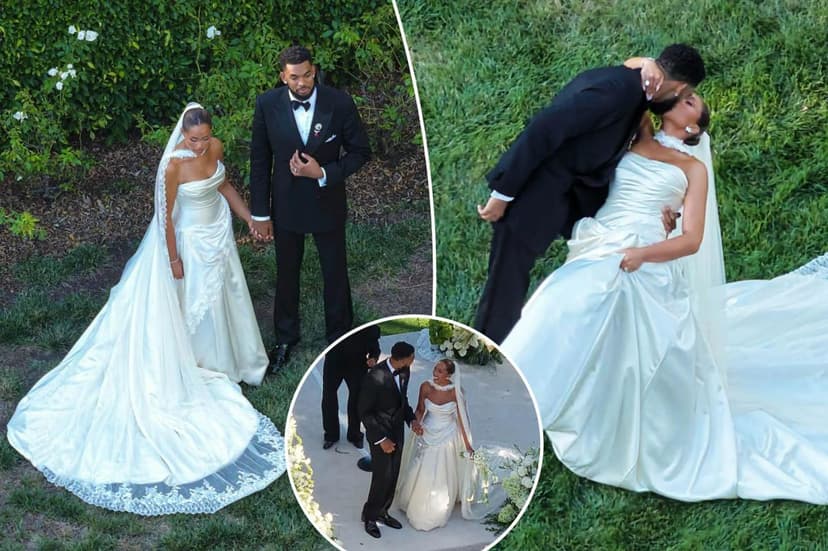 Karl-Anthony Towns Weds Longtime Girlfriend Jordyn Woods
