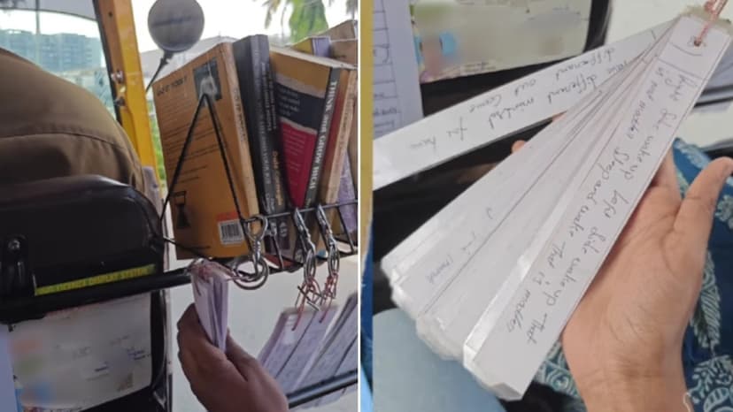 Auto Driver Turns Rickshaw into a Rolling Library