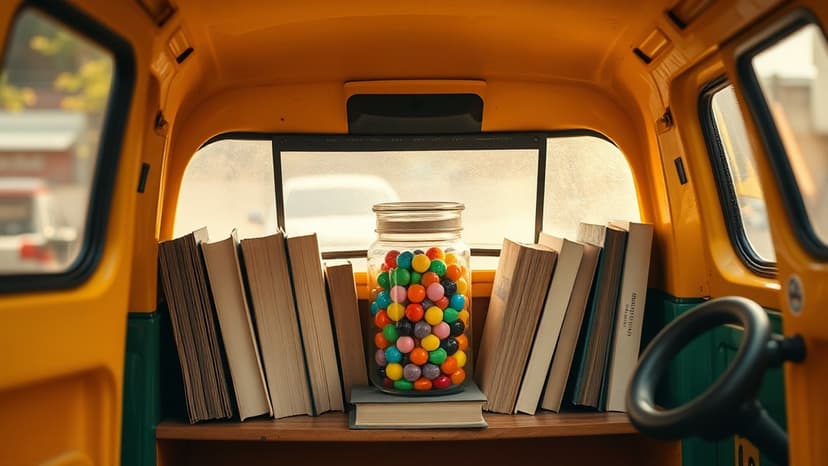 Karnataka Driver Offers Books and Candies in Auto