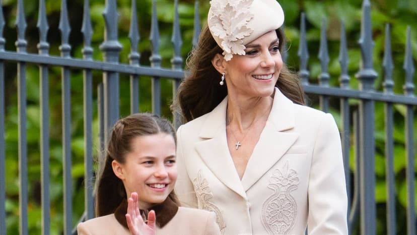 Kate & Charlotte's Rare Royal Hand-Hold