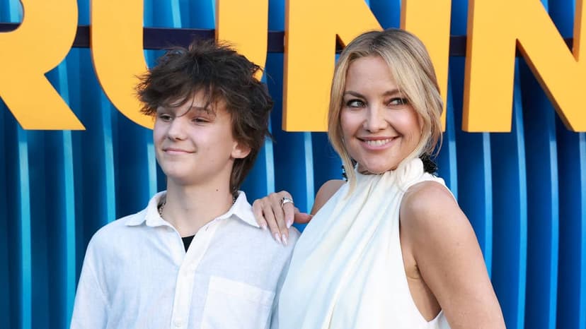Kate Hudson's Son Bingham Celebrates 15th Birthday in Greece