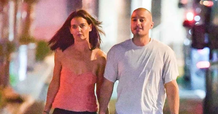 Katie Holmes Steps Out With Mystery Man