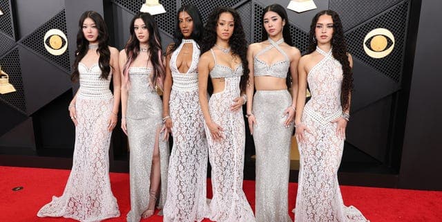 KATSEYE Nominated for Two Grammys, Stuns on Red Carpet