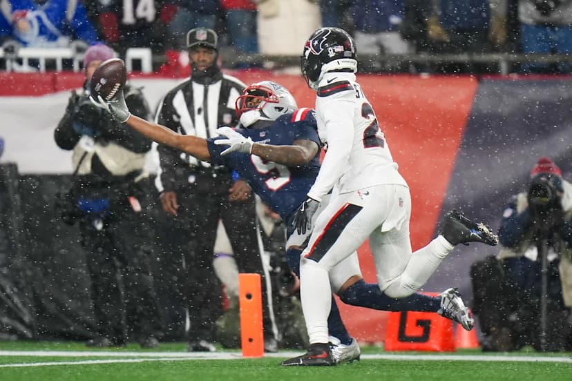 Patriots WR Boutte's One-Handed TD Stuns Texans