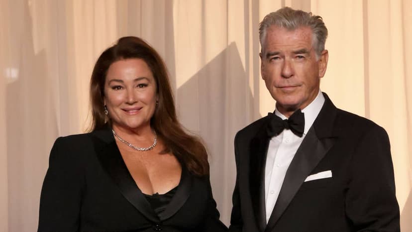 Keely Smith Steals Spotlight Beside Pierce Brosnan