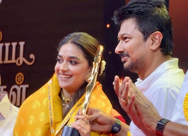 Keerthy Suresh Wins Top Tamil Nadu State Film Award