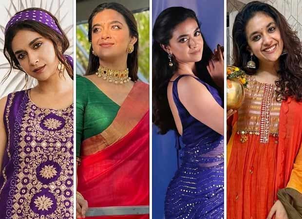 Keerthy Suresh's 9 Navratri Looks