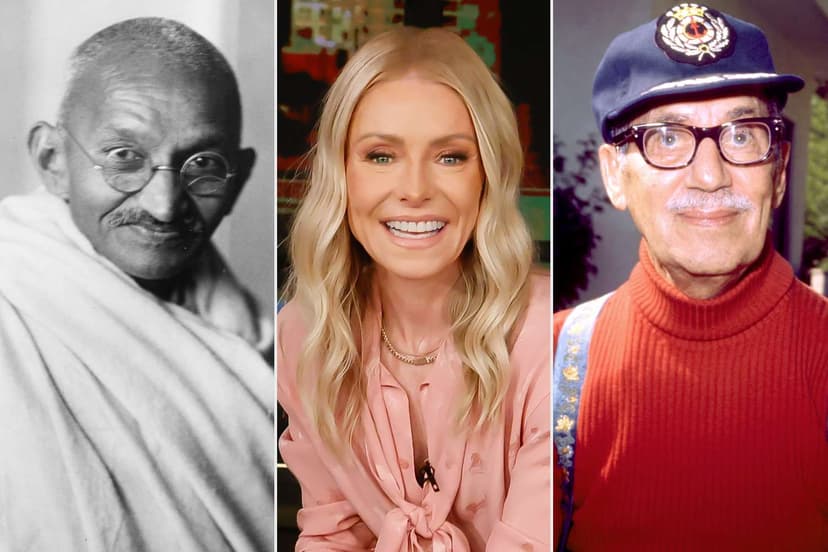 Kelly Ripa: Gandhi Meets Groucho Marx!
