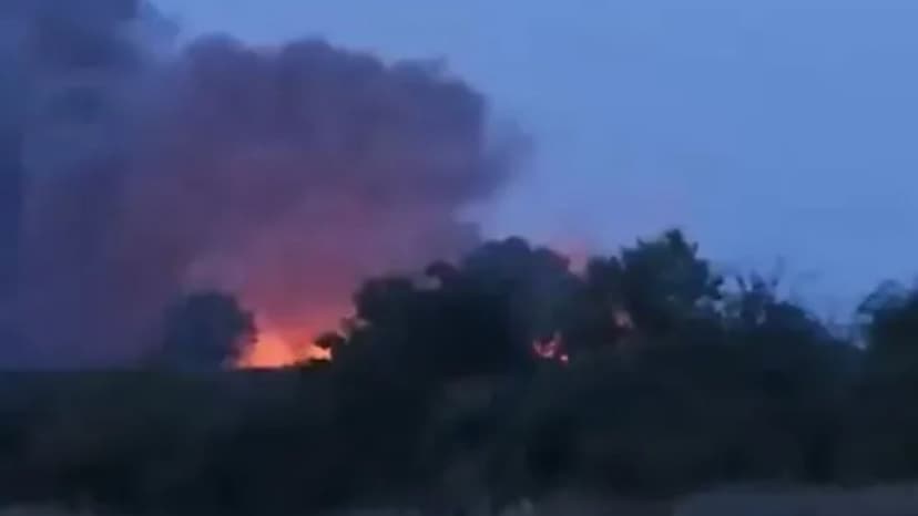 Massive Fire Erupts After Huge Explosion Rocks Kent Farm
