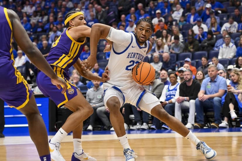 Kentucky Edges LSU in SEC Tournament Thriller