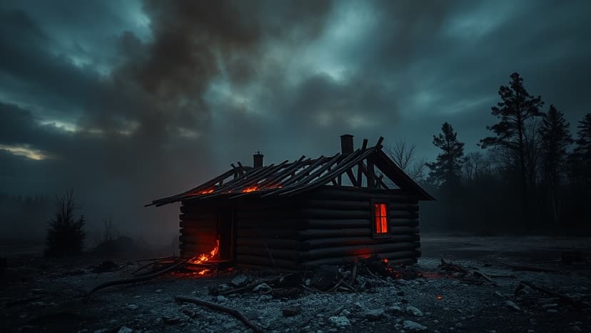 Kerala House Burns Down: Family Escapes Blaze