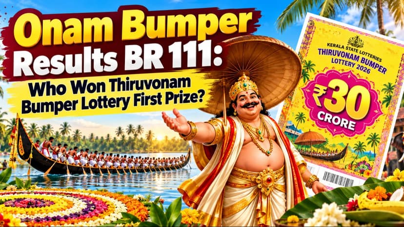 Rs 30 Crore Jackpot: Kerala Onam Lottery Shatters Records!