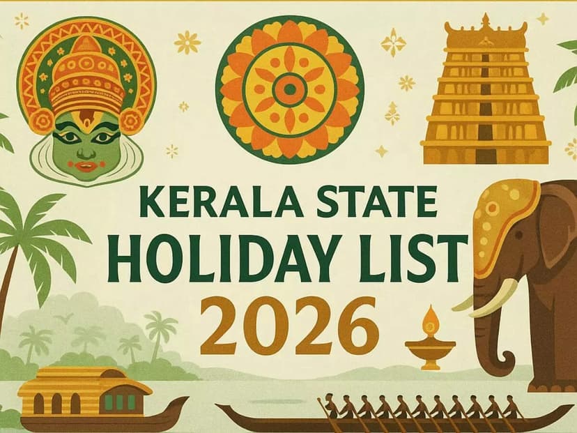 Kerala Declares 2026 Public Holidays