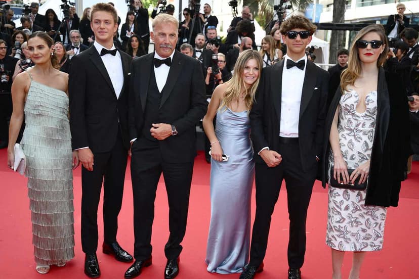 Costner's Anchor: His Seven Children Lead His Life