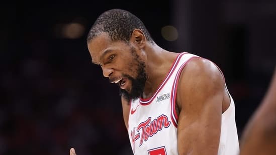 Durant's playoff hopes dashed by knee injury scare.