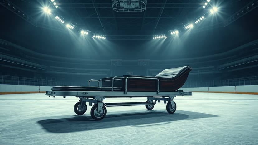 Fiala Injured at Olympics, Carted Off Ice