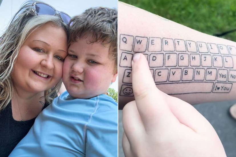 Mom's Tattoo Gives Nonverbal Son His Voice Back