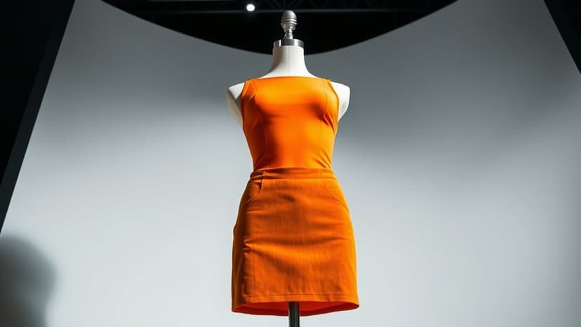 Khloé Kardashian's Bold Orange Power Suit