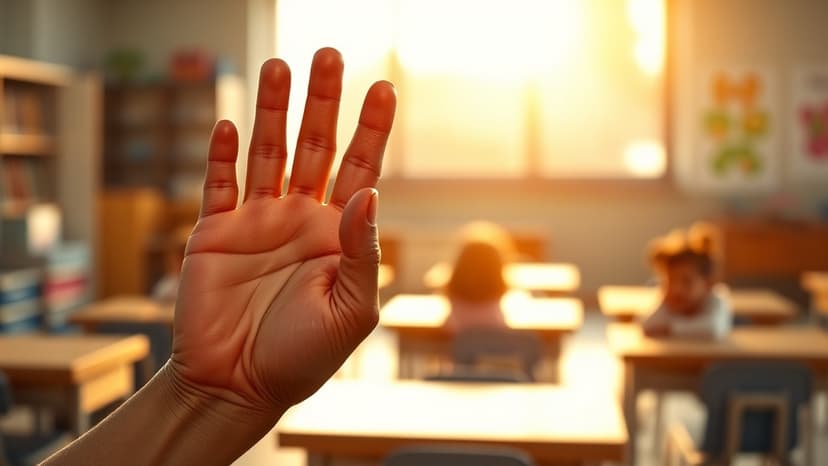 Kindergarteners' Secret Sign Language Birthday Surprise