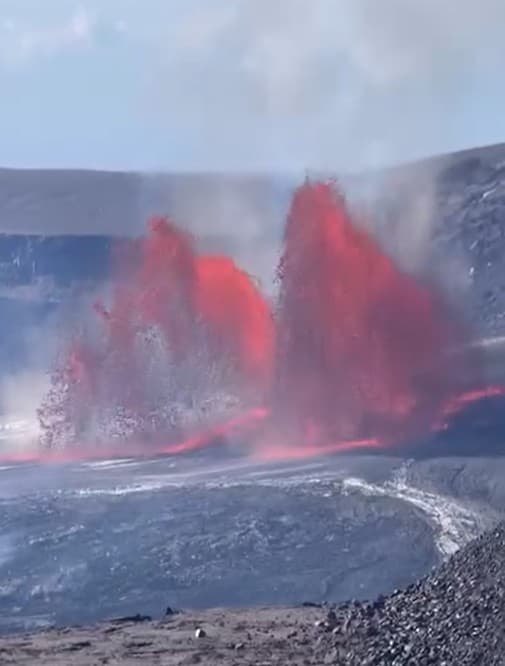 Kilauea Erupts Violently: Triple Lava Fountains Stun Hawaii
