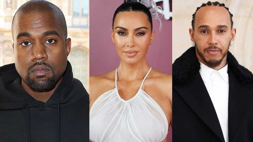 Kanye West 'Sabotaging' Kim K & Lewis Hamilton Romance?
