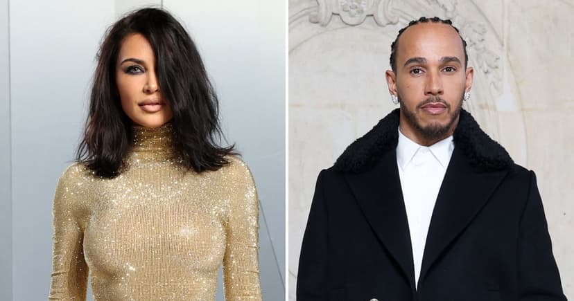 Kim Kardashian's Coachella Post Hints at Lewis Hamilton Romance