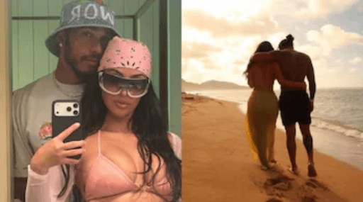 Kim Kardashian & Lewis Hamilton Go Instagram Official