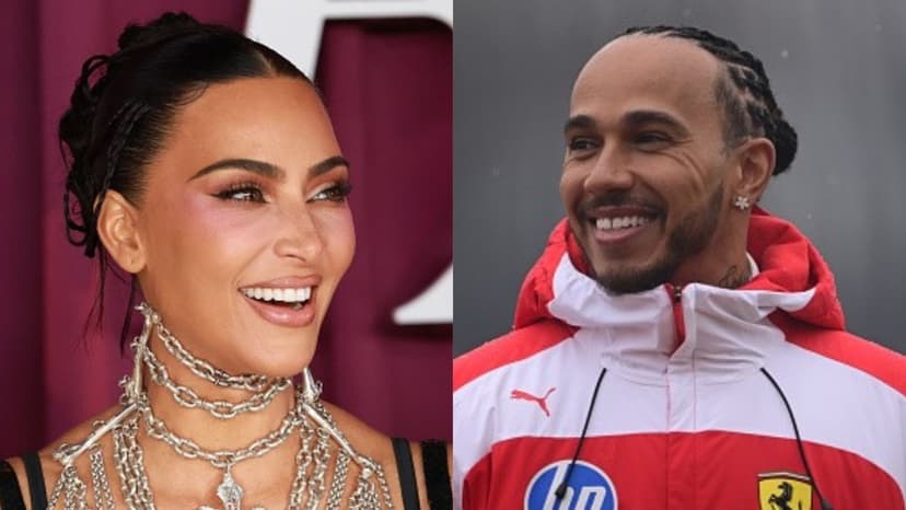 Malibu Beach Kiss Seals Kim Kardashian, Lewis Hamilton Romance