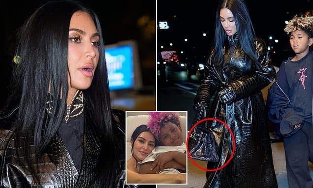 Kim K Channels Matrix Star in $100K Birkin Look