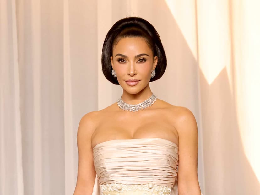 Kim K Channels Elizabeth Taylor's Glamour